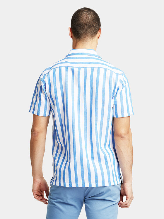 Lindbergh Lindbergh Košeľa 30-203321 Modrá Relaxed Fit