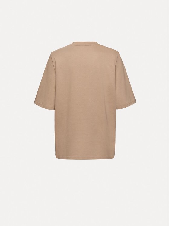 La Mania La Mania T-Shirt LOLA Béžová Basic Fit