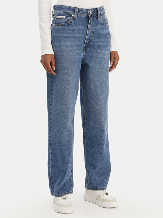 Calvin Klein Jeans Blugi LV047E626G Albastru Barrel Fit