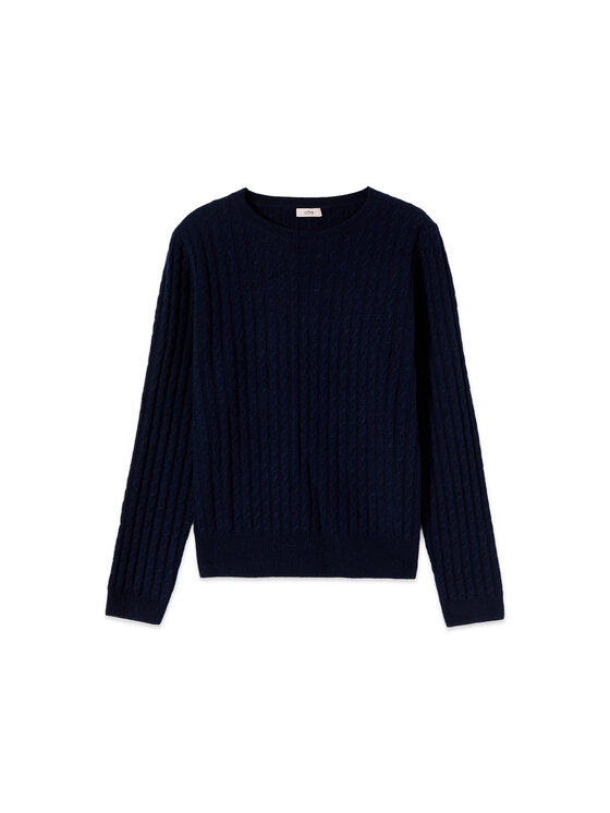 Oltre Oltre Maglione M294J005548N034 Blu Regular Fit