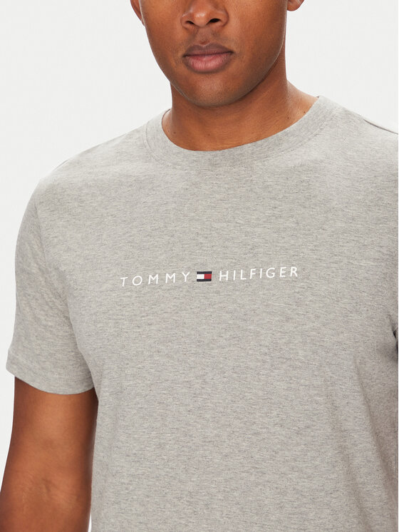 Tommy Hilfiger Tommy Hilfiger T-shirt UM0UM03525 Siva Regular Fit