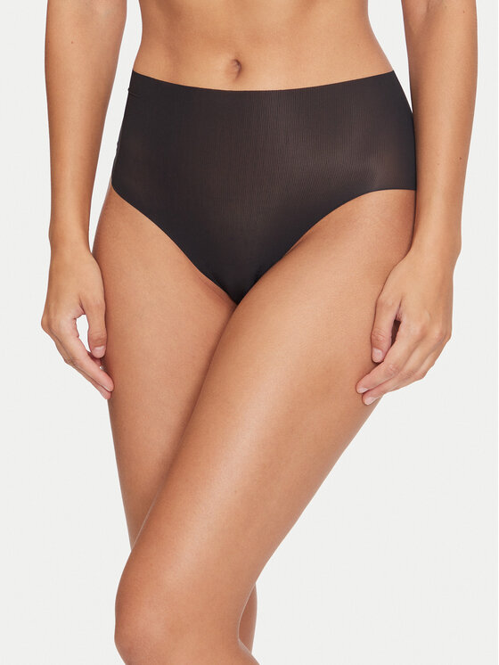 Chantelle Chantelle Mutande classiche a vita alta Pulpies C22HC7 Nero