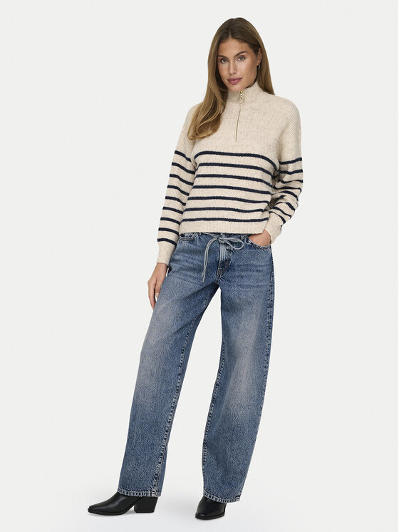 ONLY ONLY Jeansy Gianna 15347093 Modrá Relaxed Fit