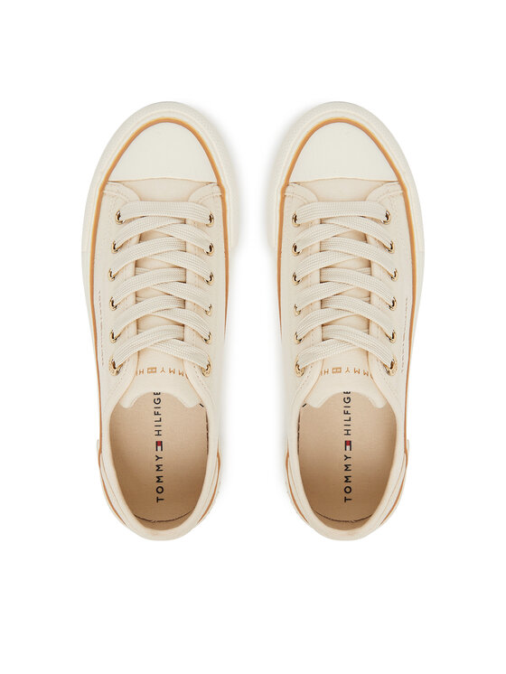 Tommy Hilfiger Tommy Hilfiger Tornacipő T3A9-33733-0890530 Bézs