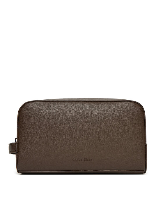 Calvin Klein Calvin Klein Kozmetični kovček Micropebble Washbag/Dopp Kit LV04D1036G Rjava