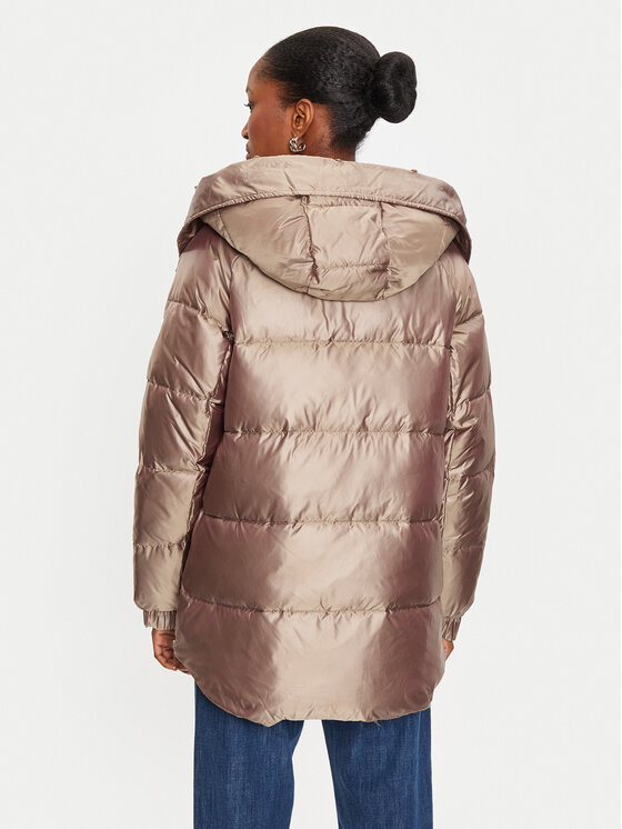 Fracomina Fracomina Talvejope FJ24WC3002O45601 Pruun Regular Fit