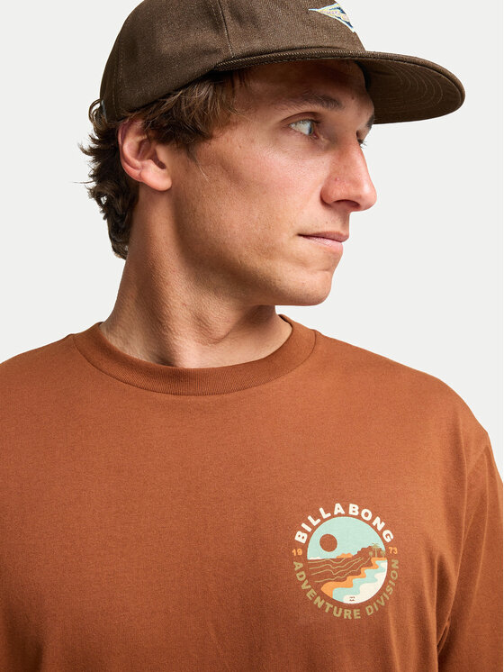 Billabong Billabong Тишърт Rockies EBYZT00380 Кафяв Regular Fit