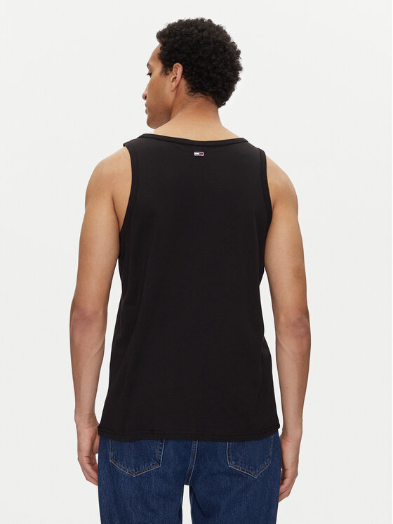 Tommy Jeans Tommy Jeans Tank top Entry Graphic DM0DM20790 Czarny Slim Fit