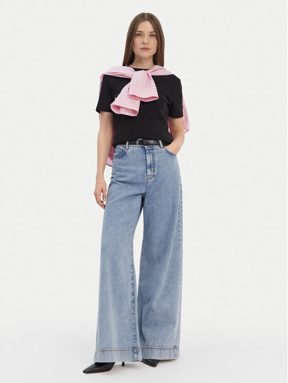 Tommy Hilfiger Tommy Hilfiger T-shirt New Cody WW0WW40587 Nero Slim Fit