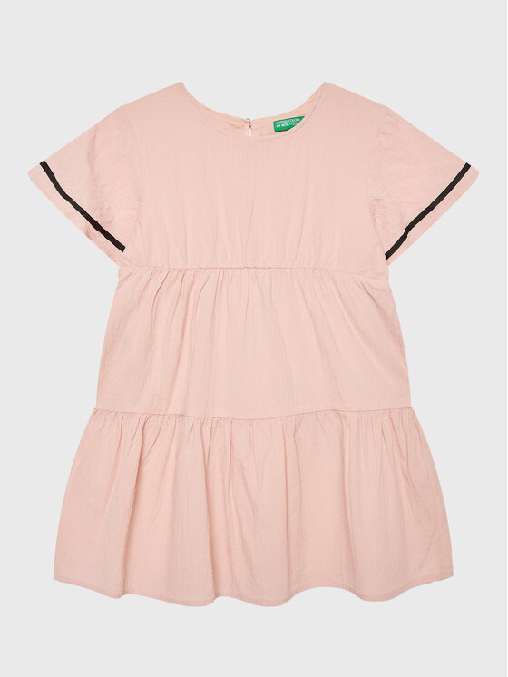 United Colors Of Benetton Rochie de vară 4O9TGV00P Roz Regular Fit