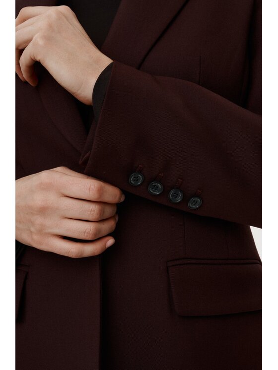 MARI PRETI MARI PRETI Giacca da abito Serene Bordeaux Slim Fit