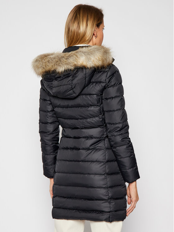 Tommy Jeans Tommy Jeans Зимно яке Essential DW0DW09060 Черен Regular Fit