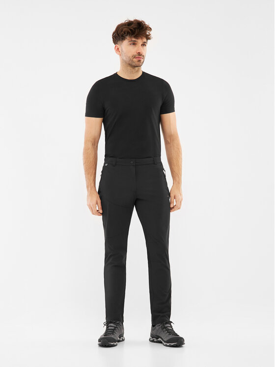 Viking Viking Spodnie materiałowe Rago Man Czarny Regular Fit