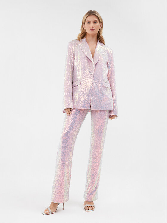 ROTATE ROTATE Bleizers Sequin 1113712208 Rozā Oversize