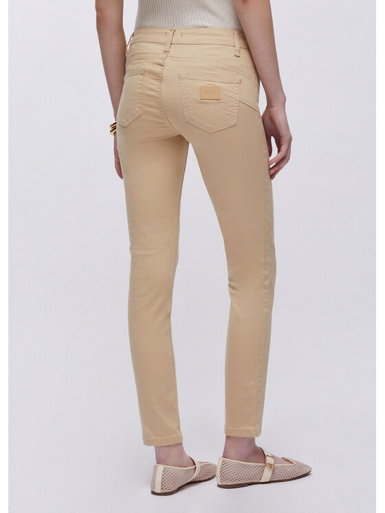Liu Jo Liu Jo Pantaloni di tessuto WA6404T367A41208 Beige Slim Fit