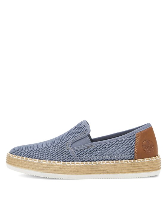 Rieker Rieker Espadryle L7873-12 Niebieski