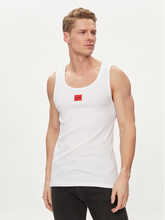 HUGO Hugo Tank top Edge 50515657 Bijela Regular Fit