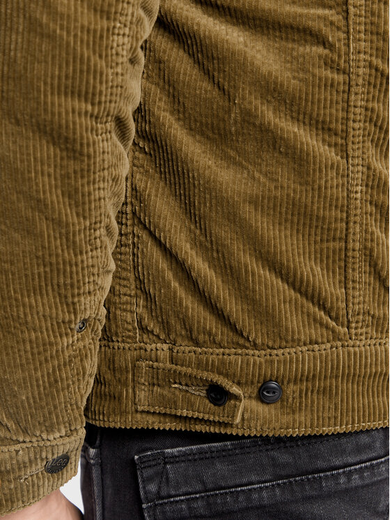 Lee Lee Kurtka przejściowa Sherpa L87AQEDH 112321555 Brązowy Regular Fit