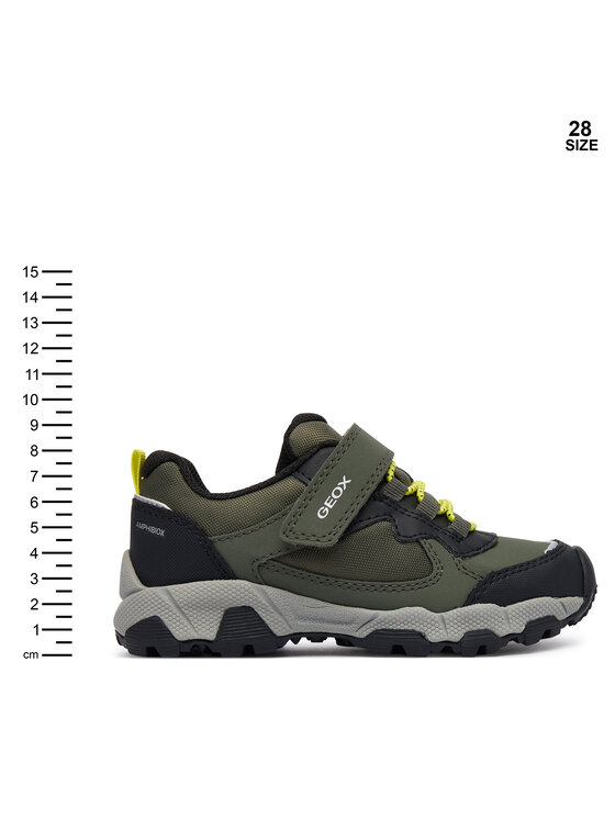 Geox Geox Sneakersy J Magnetar Boy B Abx J463ZB 050FU C0914 S Zielony ciemny