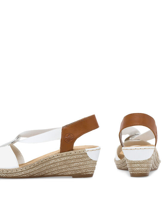 Rieker Rieker Sandalen 624H6-81 Weiß