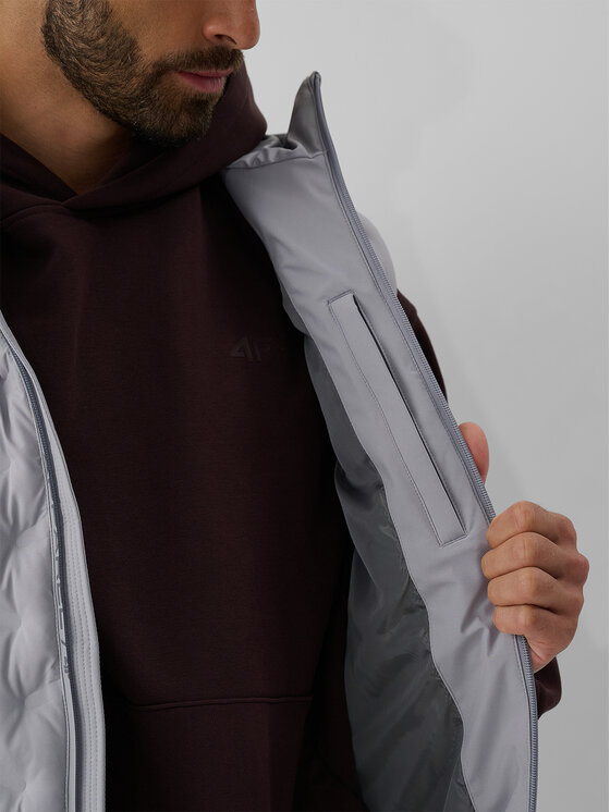 4F 4F Kamizelka URBAN COMMUTER Szary Regular Fit