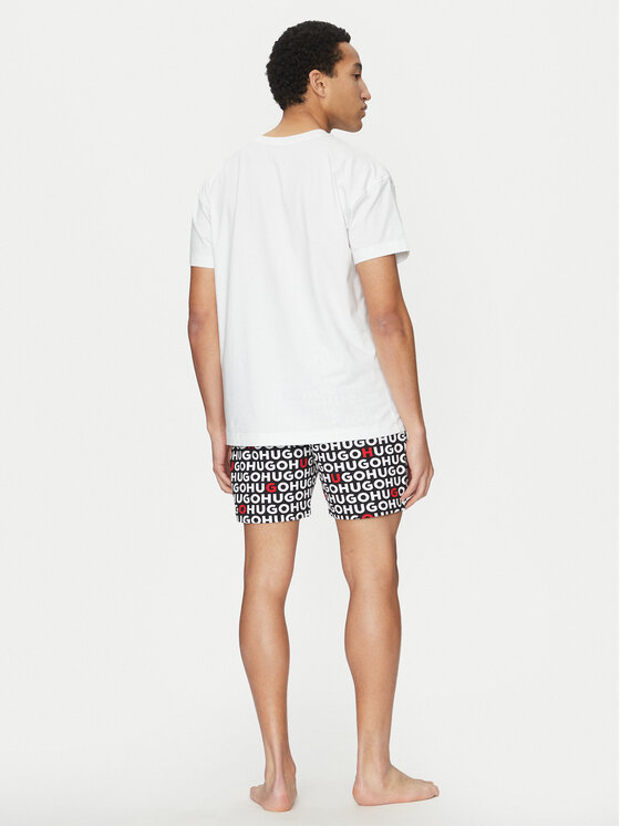 HUGO HUGO Piżama Tortuga 50534139 Biały Regular Fit