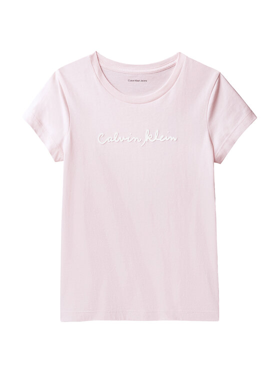 Calvin Klein Jeans Calvin Klein Jeans T-shirt LVCKSJA17G Ružičasta Regular Fit