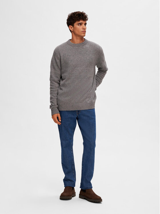 Selected Homme Selected Homme Maglione 16090155 Grigio Regular Fit