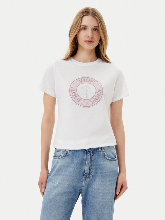 JOOP! JOOP! Tricou 58 252JE58Tolu 30046238 Alb Slim Fit