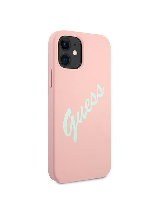 Guess Guess Etui na telefon iPhone 12 Mini Różowy