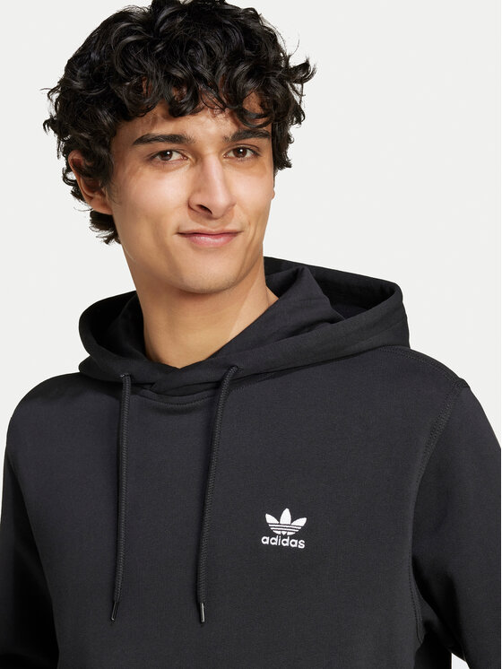 adidas adidas Μπλούζα Trefoil Essentials IW5789 Μαύρο Regular Fit