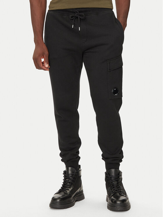 C.P. Company C.P. Company Jogginghose 18CMSP017A005086W Schwarz Regular Fit