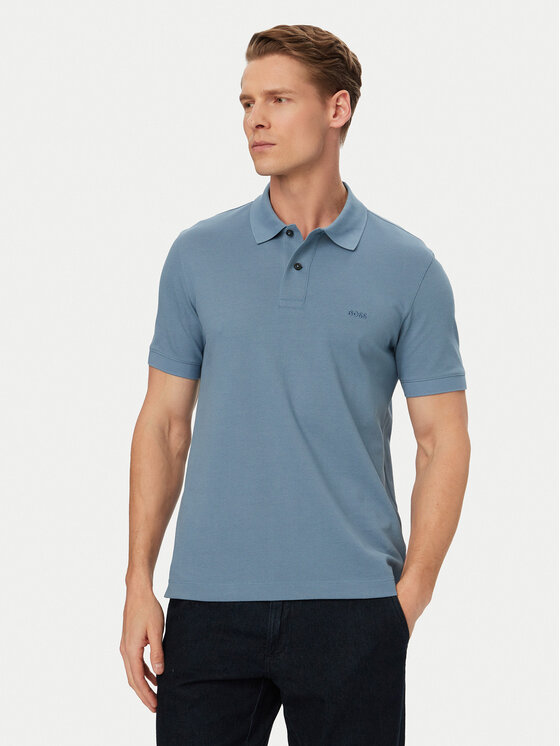 BOSS BOSS Polo Pallas 50553564 Blu Regular Fit