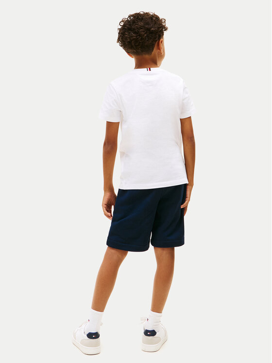 Tommy Hilfiger Tommy Hilfiger T-Shirt KB0KB10290 Biały Regular Fit