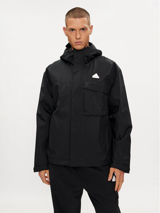 adidas adidas Neperšlampanti striukė City Escape IN7192 Juoda Regular Fit