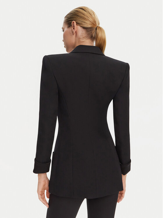 Balmain Balmain Marynarka DF1SE095ME54 Czarny Regular Fit