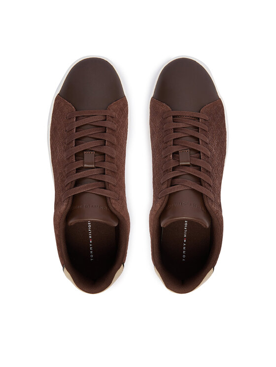 Tommy Hilfiger Tommy Hilfiger Tossud Th Court Lth Mix Monogram FM0FM06082 Pruun