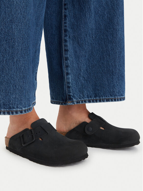 Birkenstock Birkenstock Παντόφλες Boston Wire Buckle 1031575 Μαύρο
