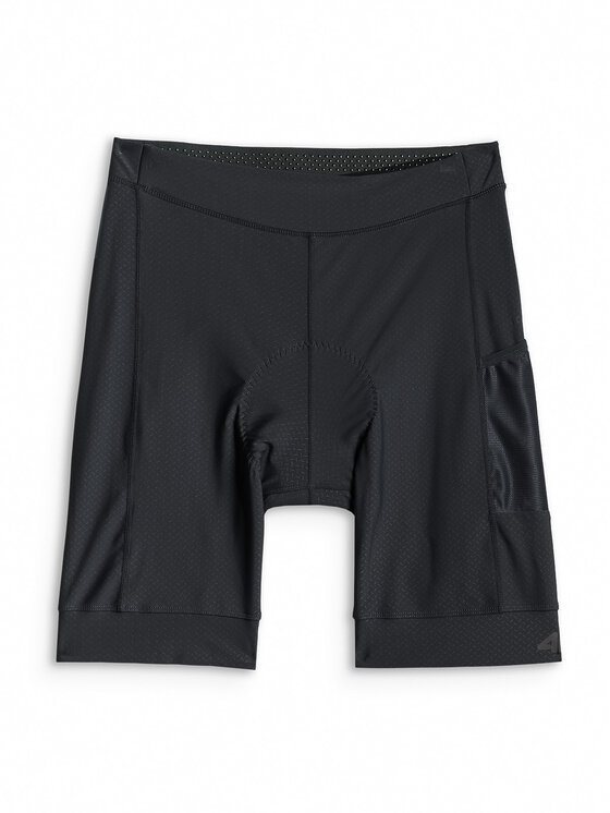 4F 4F Szorty rowerowe GET LOST FEEL FOUND Czarny Slim Fit