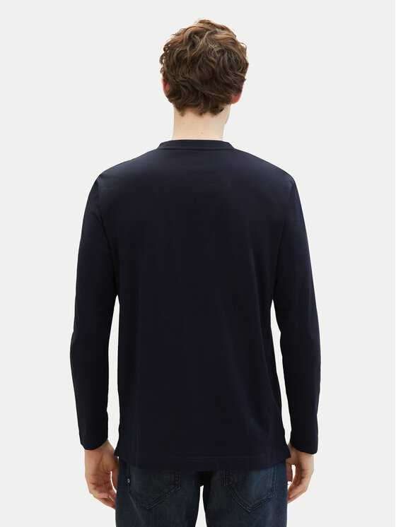 Tom Tailor Tom Tailor Hosszú ujjú 1040908 Sötétkék Regular Fit