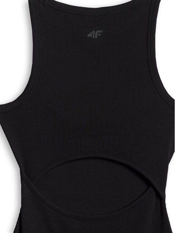 4F 4F Sukienka codzienna SPORTS CLUB Czarny Slim Fit