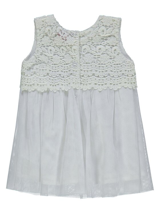 Kanz Kanz Sukienka codzienna 1832815-1000 Biały Basic Fit