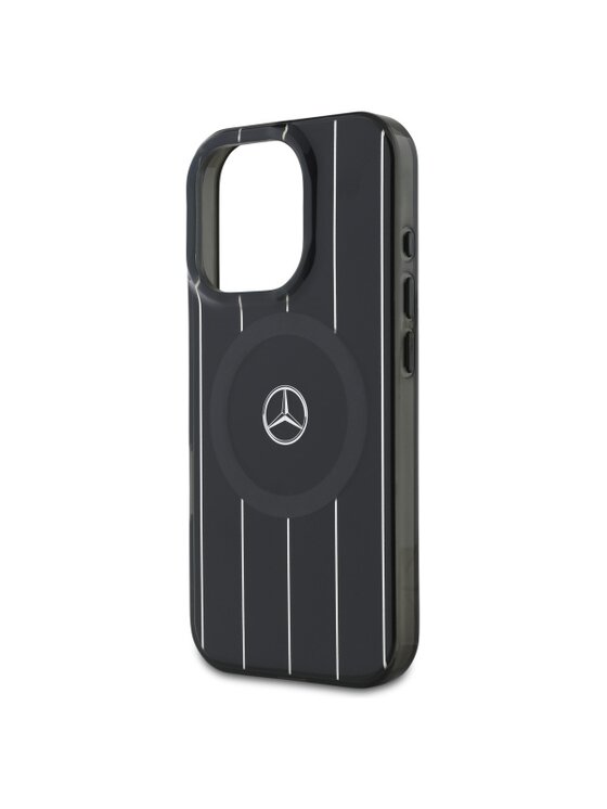 Mercedes-Benz Mercedes-Benz Etui na telefon MB Double Layer Crossed Lines Czarny