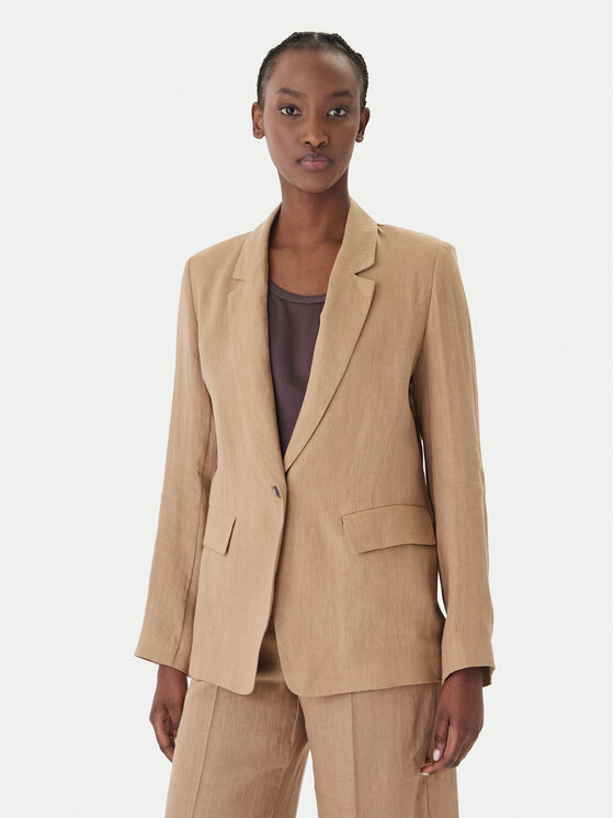 Marella Marella Sakoi Vincita 2615041012 Écru Regular Fit