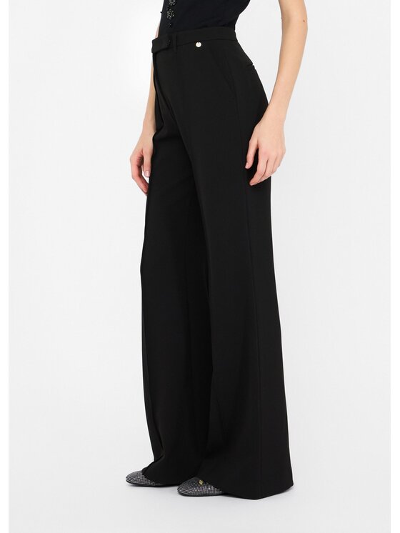 Liu Jo Liu Jo Pantaloni di tessuto CF5385T252722222 Nero Regular Fit