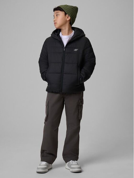 4F 4F Giubbotto piumino 4FJWSS26TDJAM0741-20S Nero Regular Fit