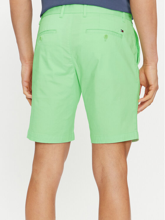Tommy Hilfiger Tommy Hilfiger Medžiaginiai šortai Brooklyn MW0MW23563 Žalia Regular Fit