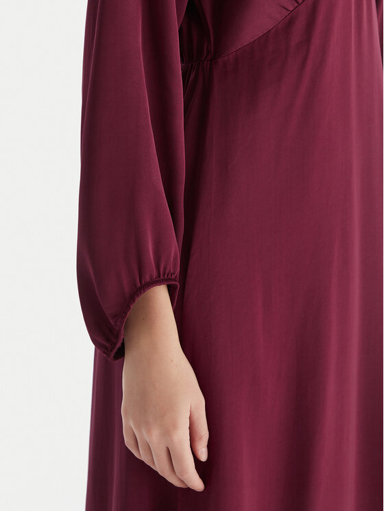 ViCOLO ViCOLO Coctailkleid TF0250 Dunkelrot Regular Fit