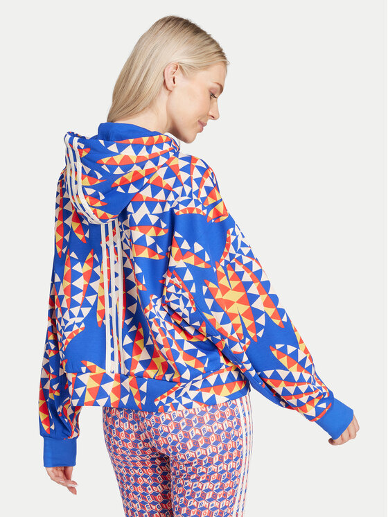 adidas adidas Sweatshirt FARM Rio IQ4490 Blau Loose Fit