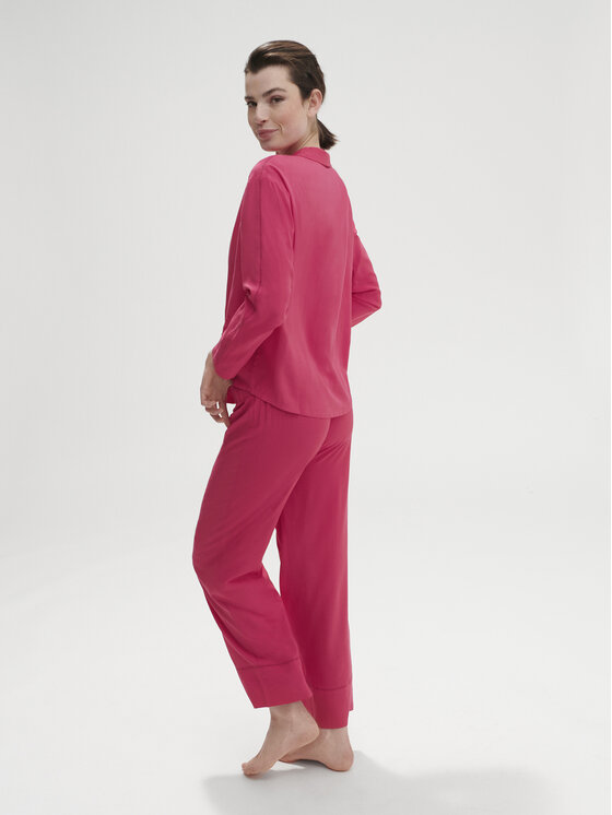 Simone Pérèle Simone Pérèle Spodnie piżamowe Songe 18S660 Różowy Comfort Fit